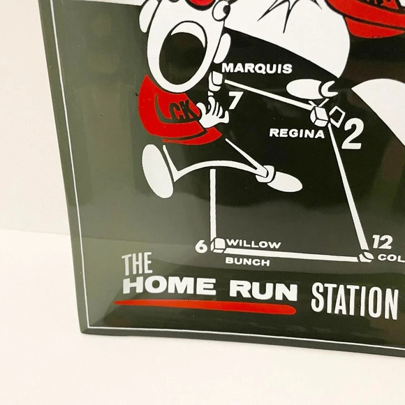 Vtg CKCK TV The Home Run Station Glass Tray Plate  Regina Advertising 9 x 7 In - Picture 12 of 16